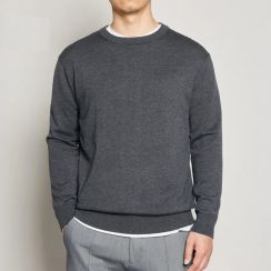 2Pcs Mens Crew Neck Thin Knitwear