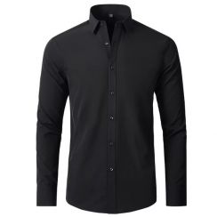 3Pcs Mens Stretch Breathable Long Sleeve Shirt